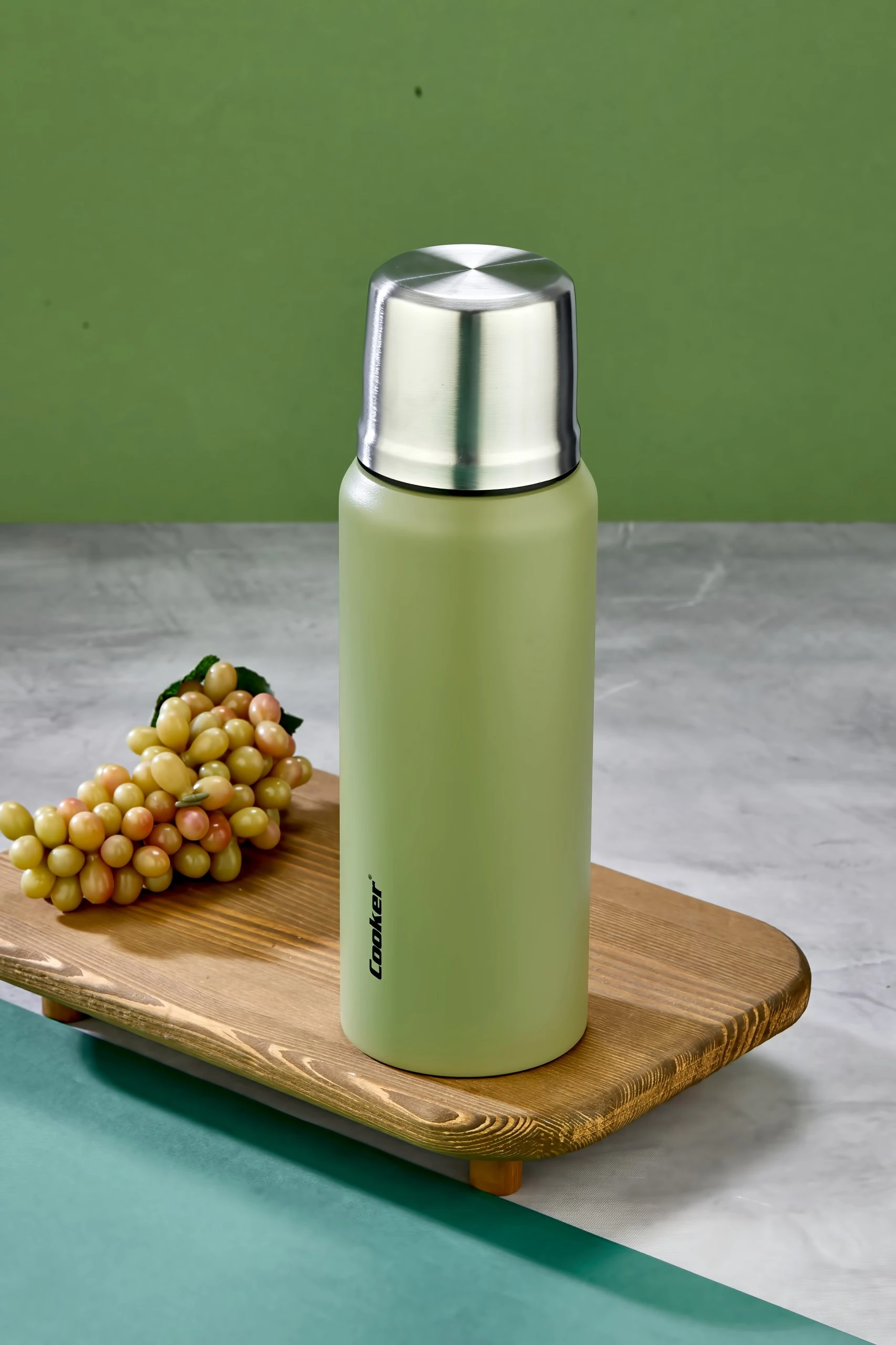 COOKER 750 ML ZEYTİN YEŞİLİ TERMOS 24 SAT SICAK 48 SAAT SOĞUK