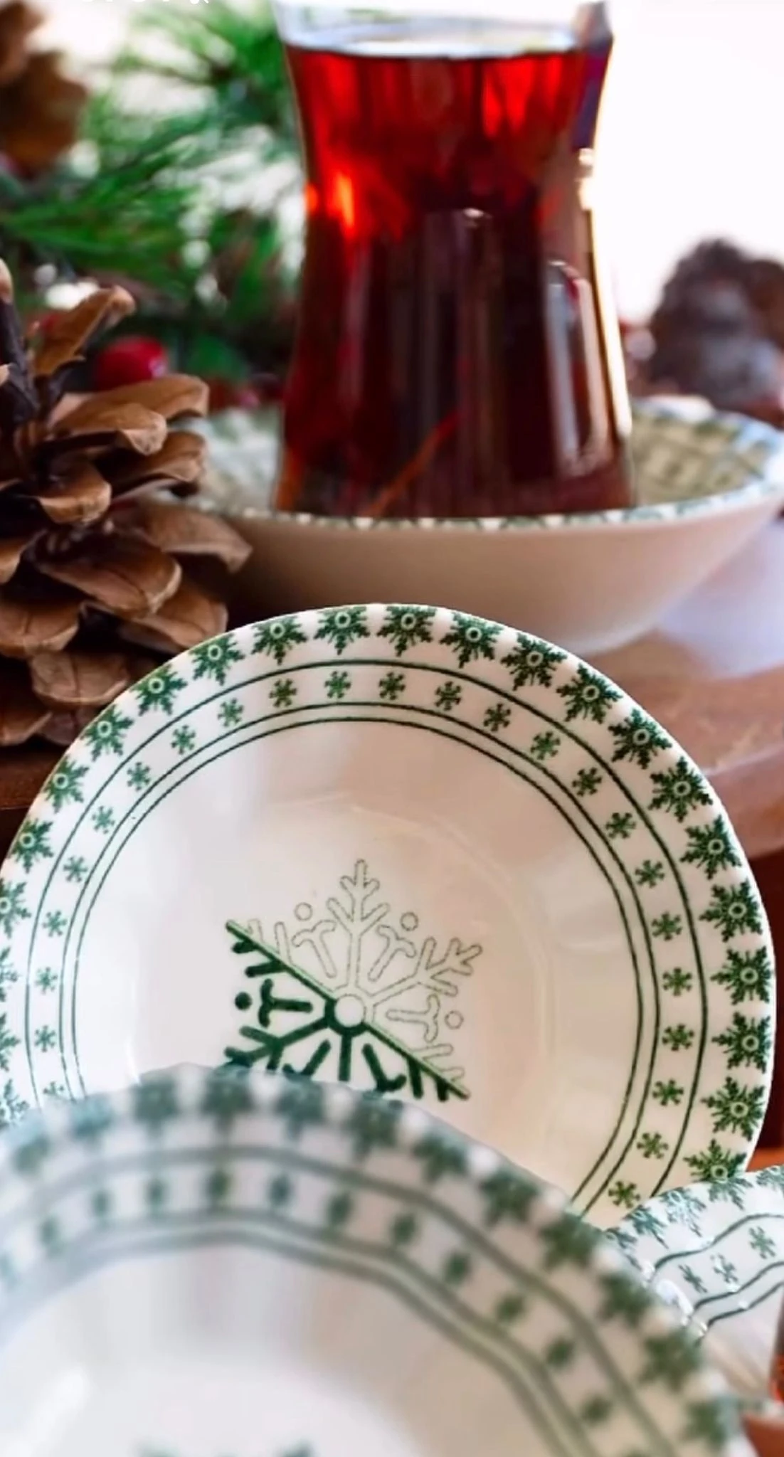 FARİKA KARTANE 6  ADET ÇAY TABAĞI PORSELEN 11 CM