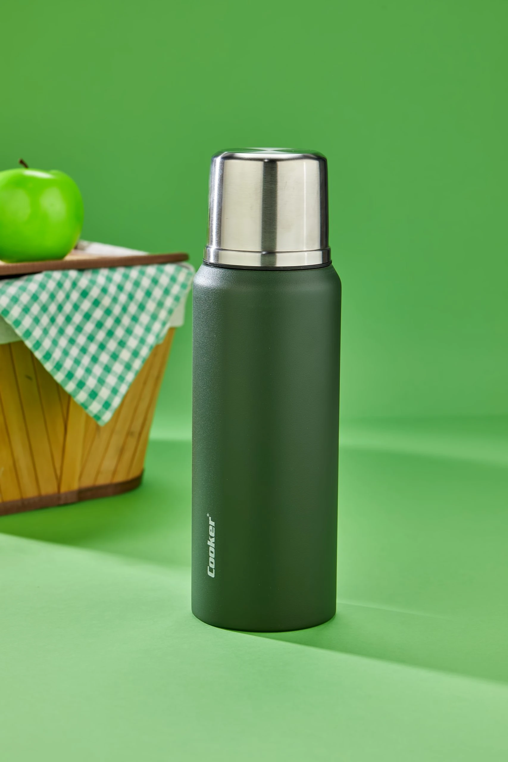 COOKER 750 ML ZÜMRÜT YEŞİLİ TERMOS 24 SAT SICAK 48 SAAT SOĞUK