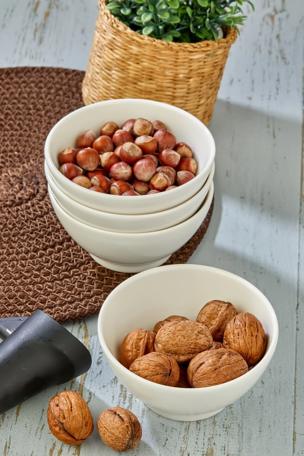 COOKER 6 ADET  10 CM PORSELEN PARLİN KASE