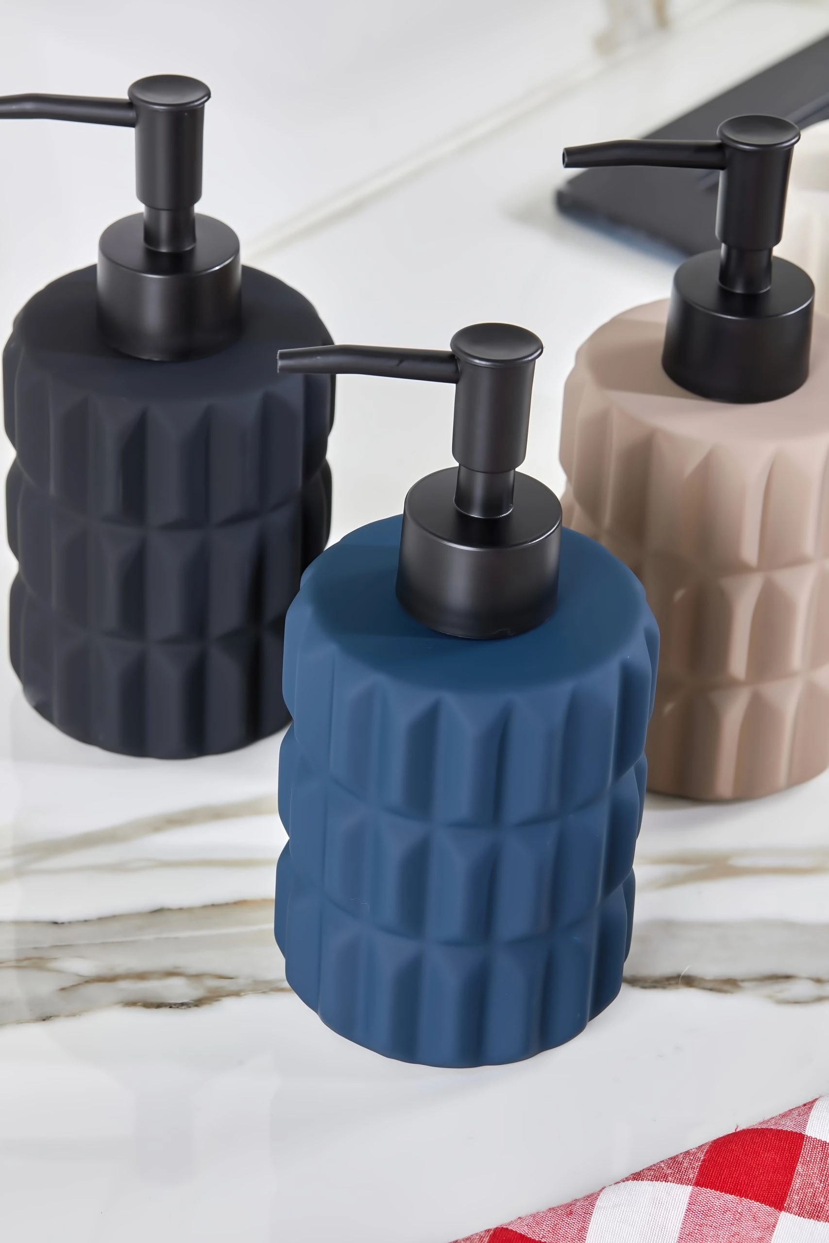 Cooker Porselen Sıvı Sabunluk LACİVERT