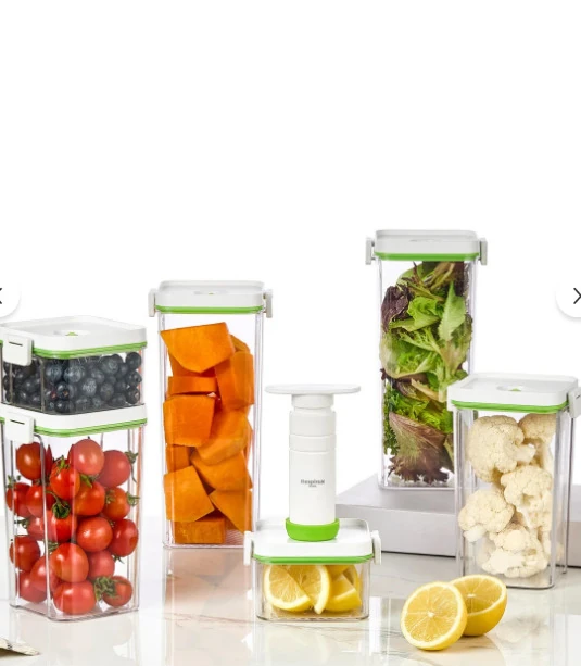 Respirox Vakumlu Saklama Kabı Seti 6Lı MANUEL Pompalı