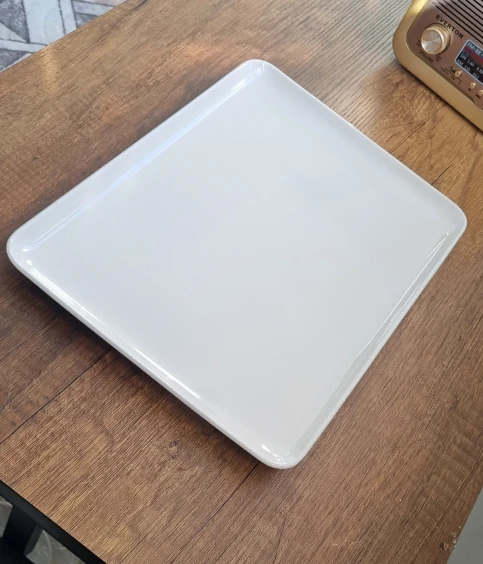 GÜRAL PORSELEN SİDNEY 36 CM KAYIK SUNUM TABAK (BEYAZ) 2 ADET