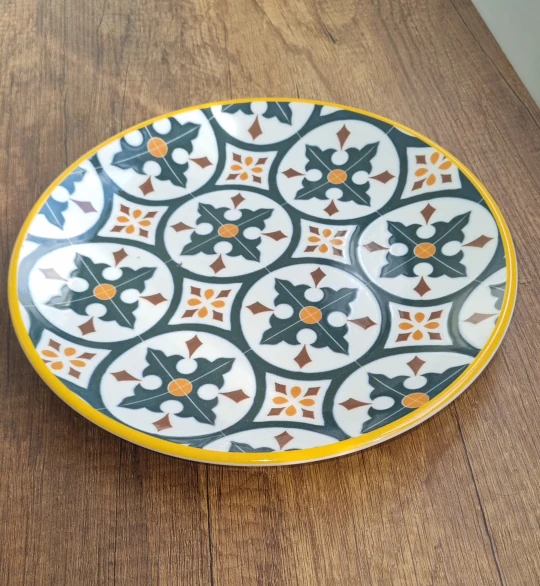 GÜRAL PORSELEN 6 ADET SUJE SERİSİ 19 CM PASTA TABAĞI 30260