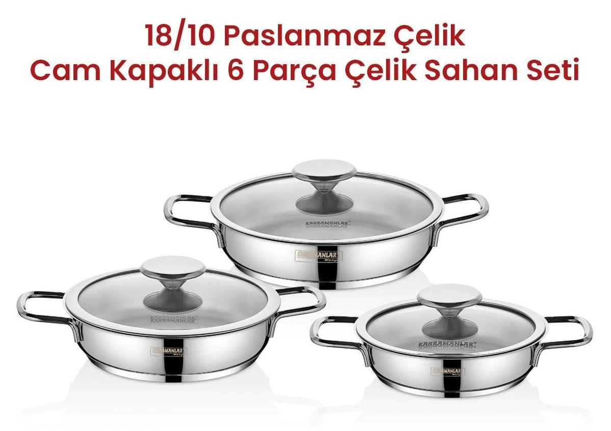 KAHRAMANLAR Yağmur 3’lü Sahan Seti