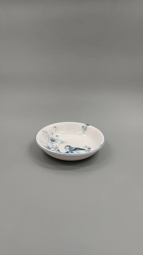 GÜRAL PORSELEN 6 ADET SUJE SERİSİ 14 CM ÇUKUR TABAK ÇEREZLİK  1891 KUŞLU