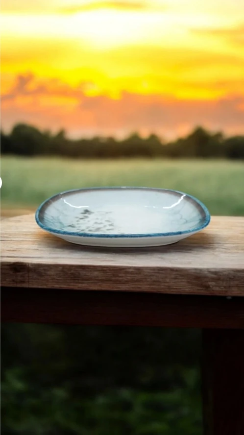 GÜRAL PORSELEN 3 ADET SUJE SERİSİ 19 CM KAYIK 1341