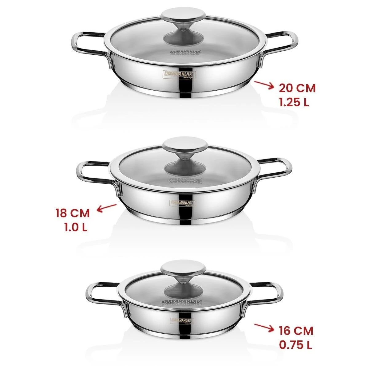 KAHRAMANLAR Yağmur 3’lü Sahan Seti