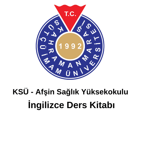 KSÜ - Afşin Sağlık Yüksekokulu İngilizce Ders Kitabı