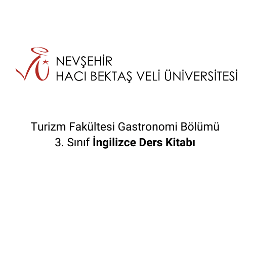 Turizm Fakültesi Gastronomi Bölümü  3. Sınıf İngilizce Ders Kitabı 