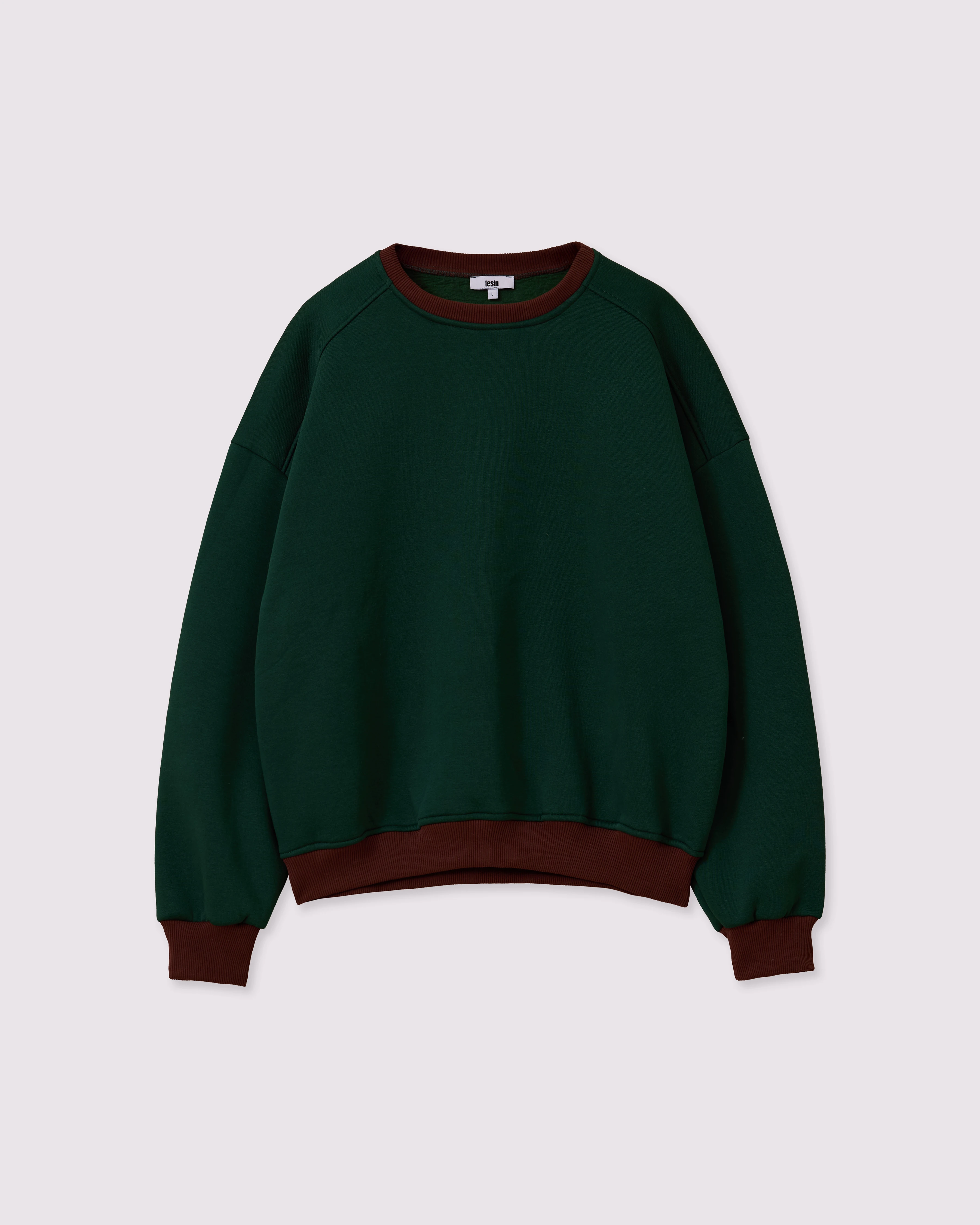 Lesin Sweat - Yeşil & Kahve