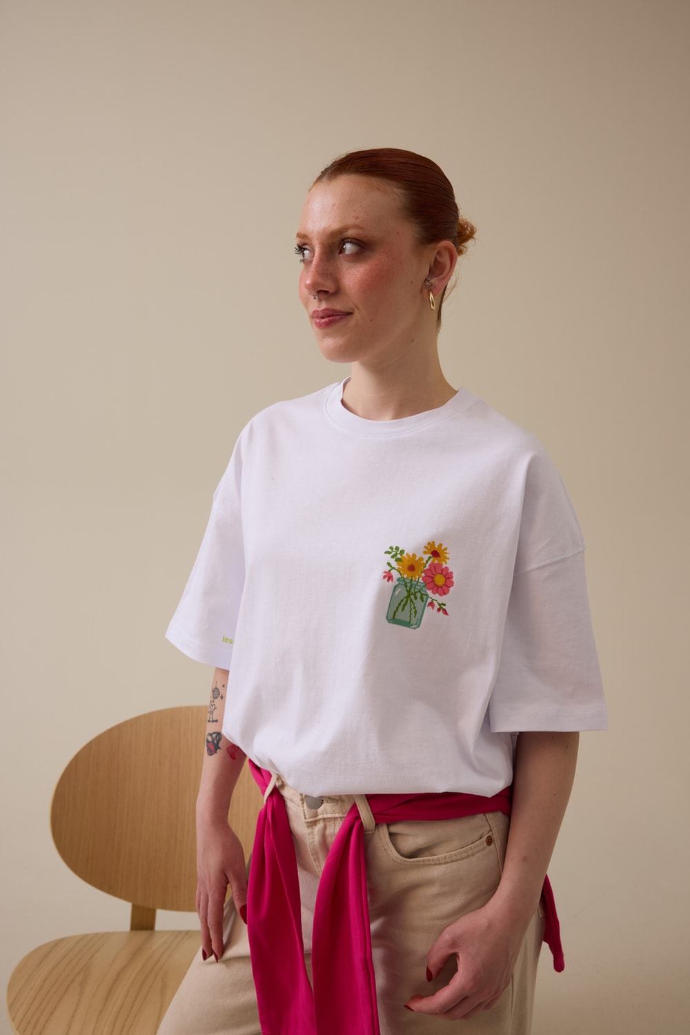 Ayçiçeği Oversize Tişört