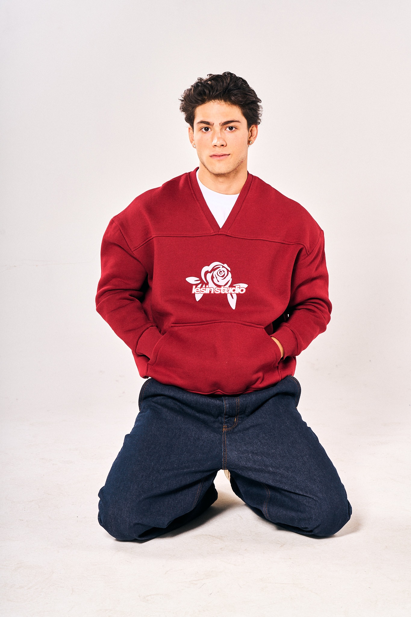 Bordo Gül Sweat