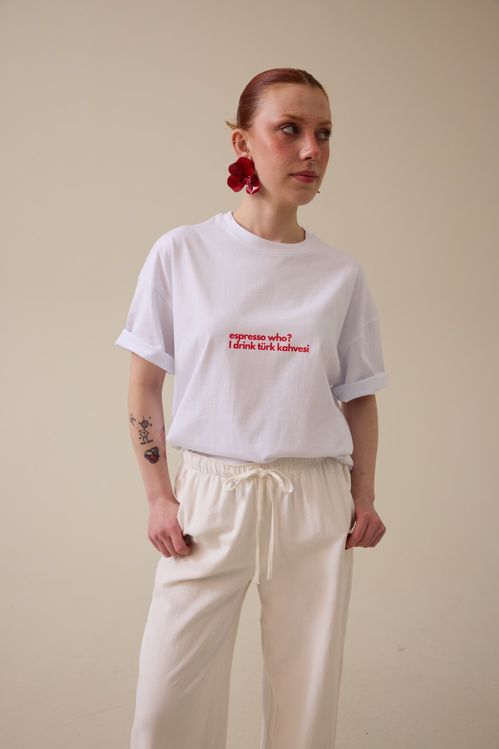 Espresso Who Oversize Tişört