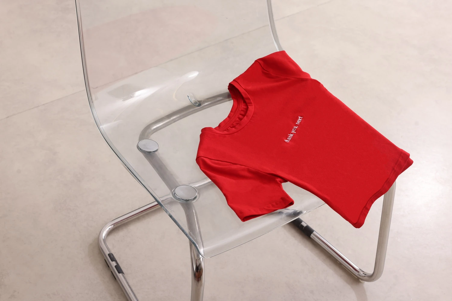 Next Nakışlı Crop Tişört