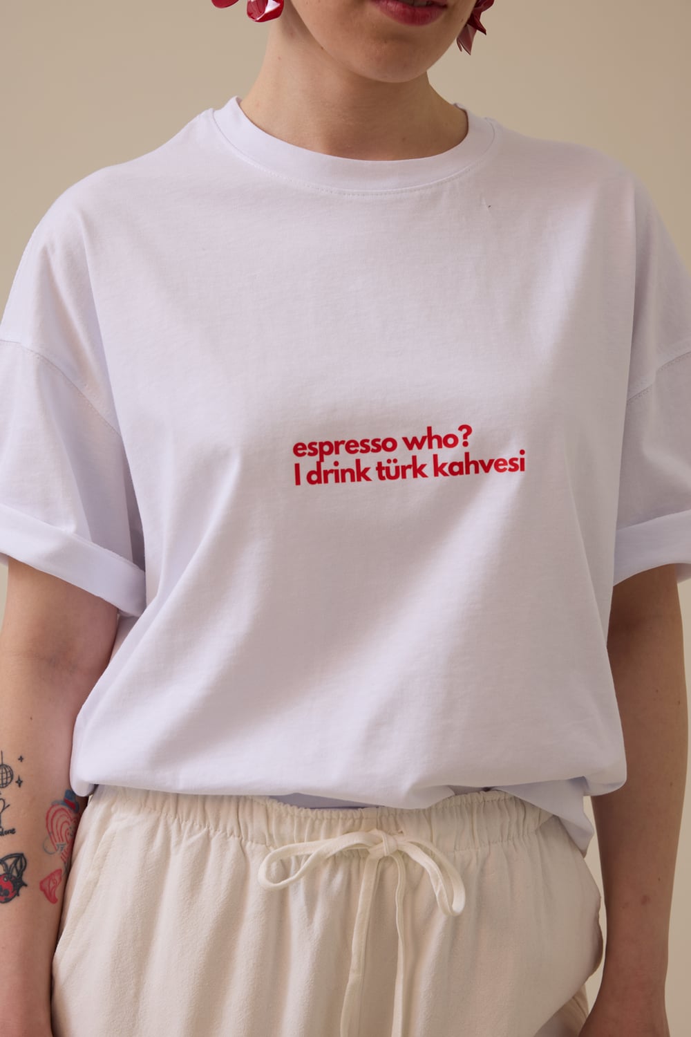 Espresso Who Oversize Tişört