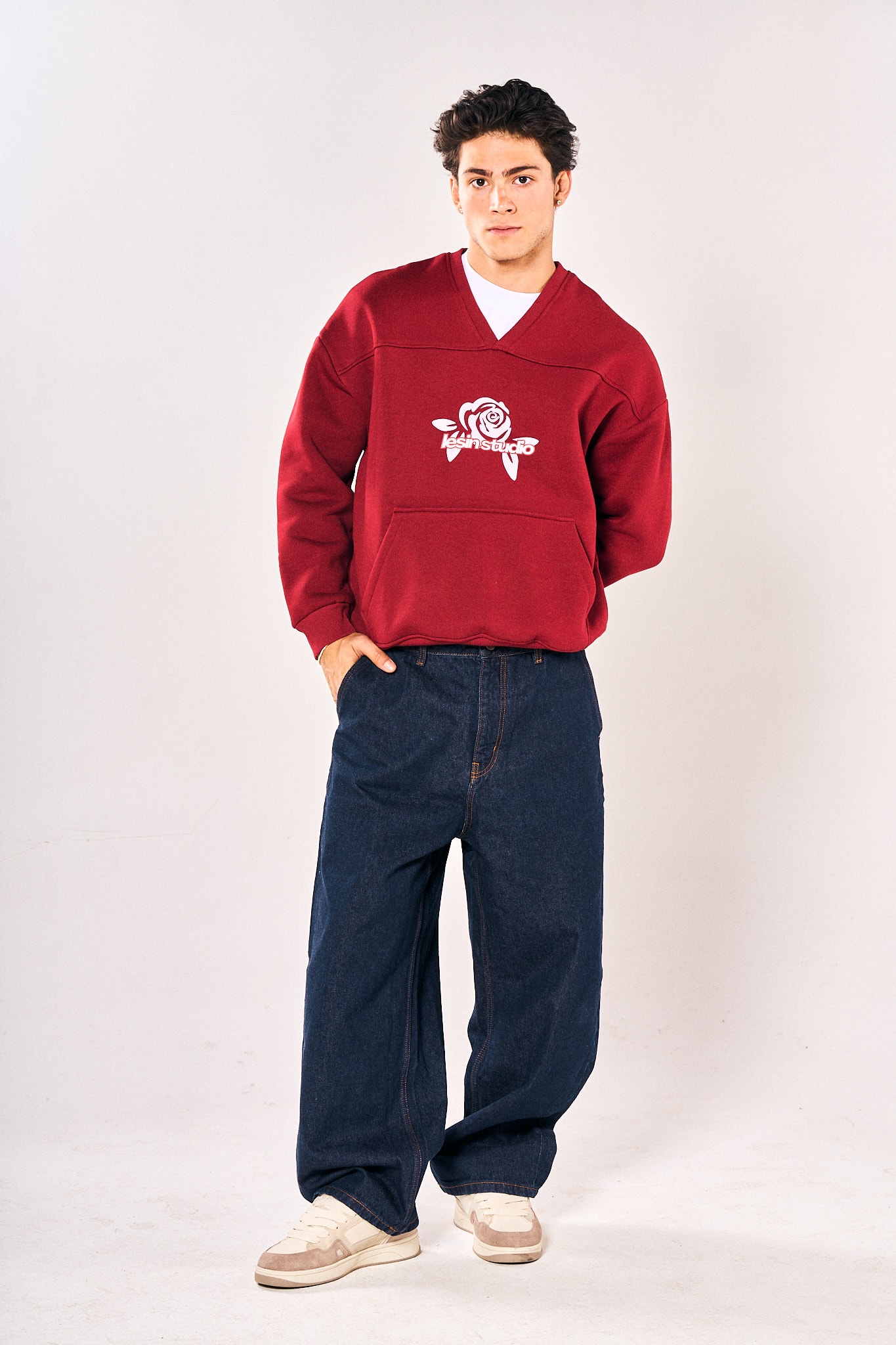 Bordo Gül Sweat