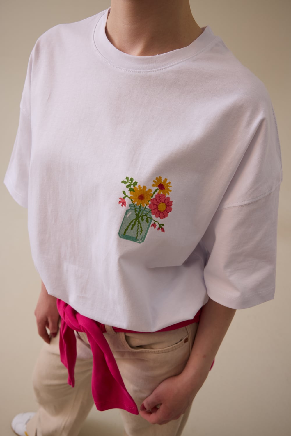 Ayçiçeği Oversize Tişört