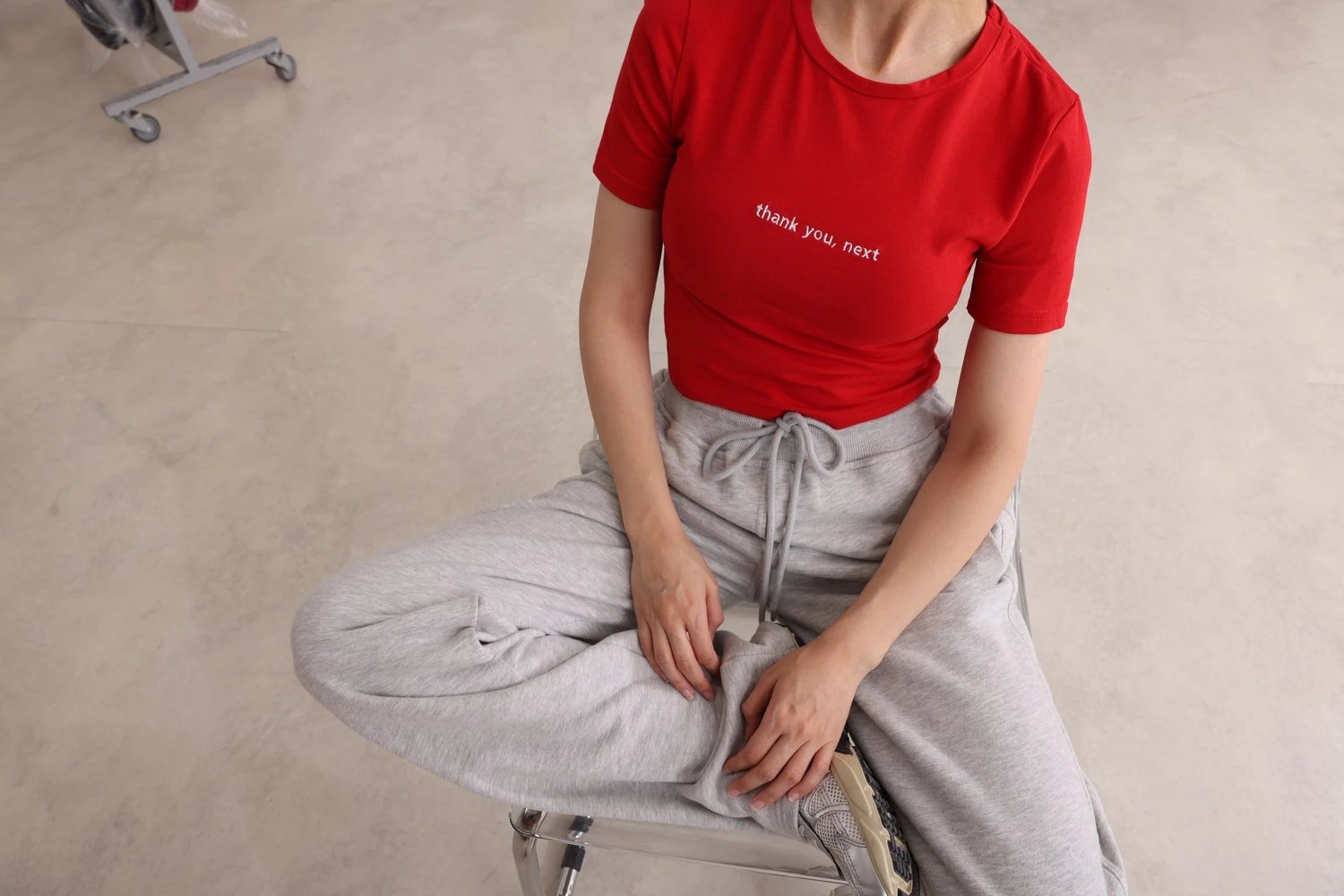 Next Nakışlı Crop Tişört