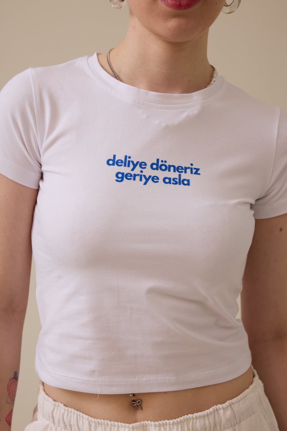 Deliye Döneriz Crop Tişört
