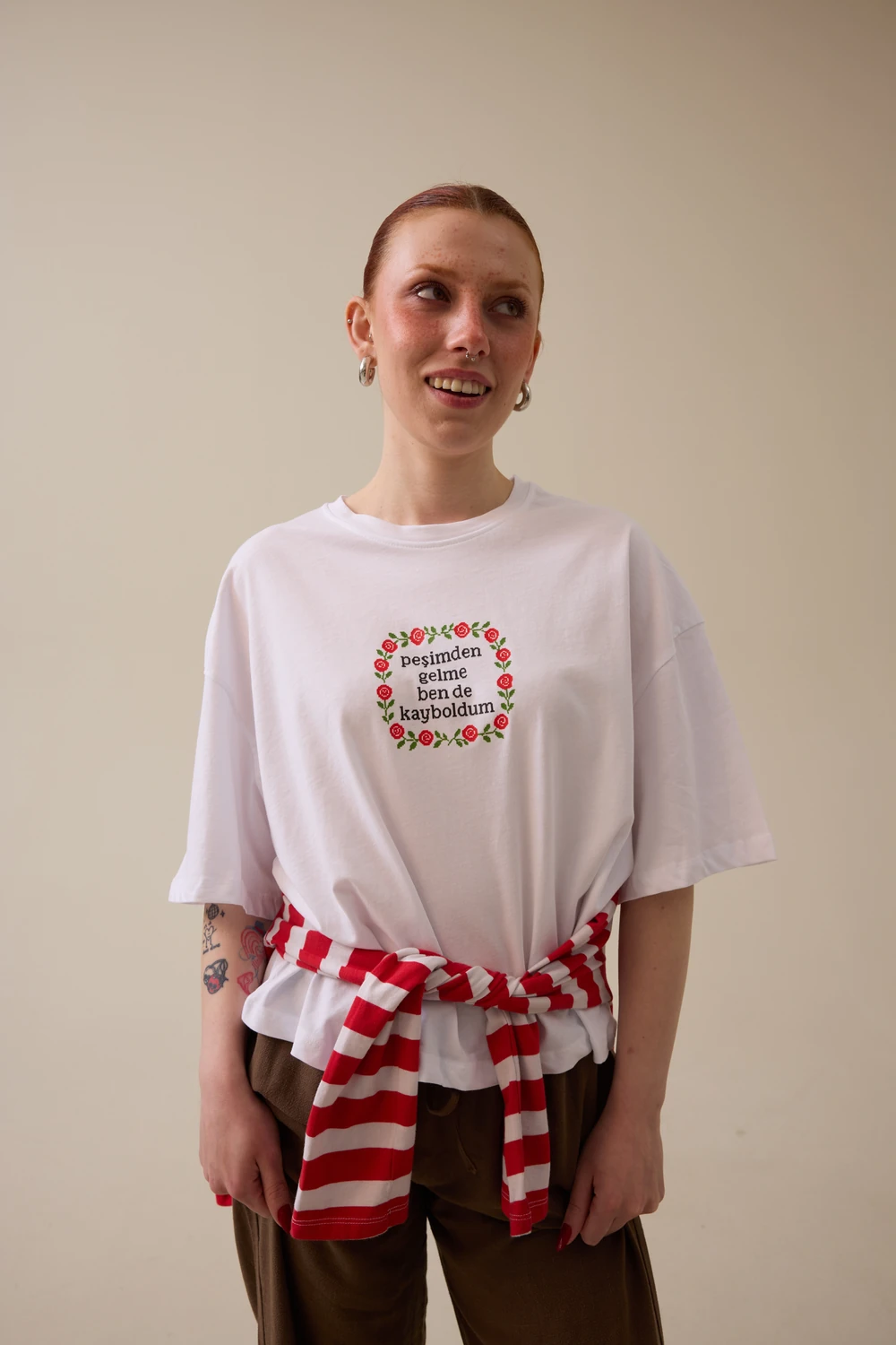 Peşimden Gelme Kısa Tişört