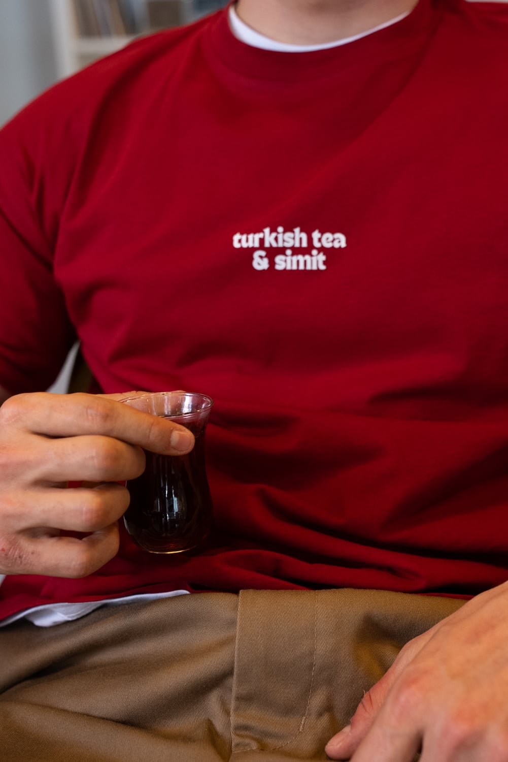Çay Simit Oversize Tişört