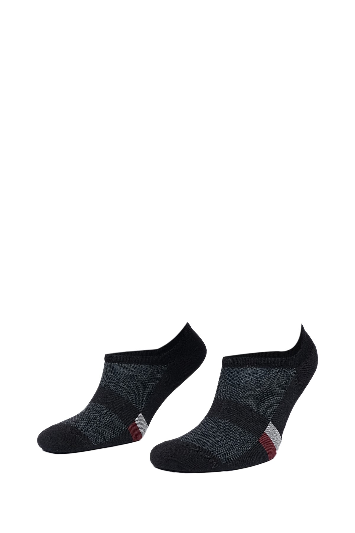 Men’s Modal No Show Socks – Aytuğ 12-Pack with Elegant Patterned Detailing, Seamless Comfort