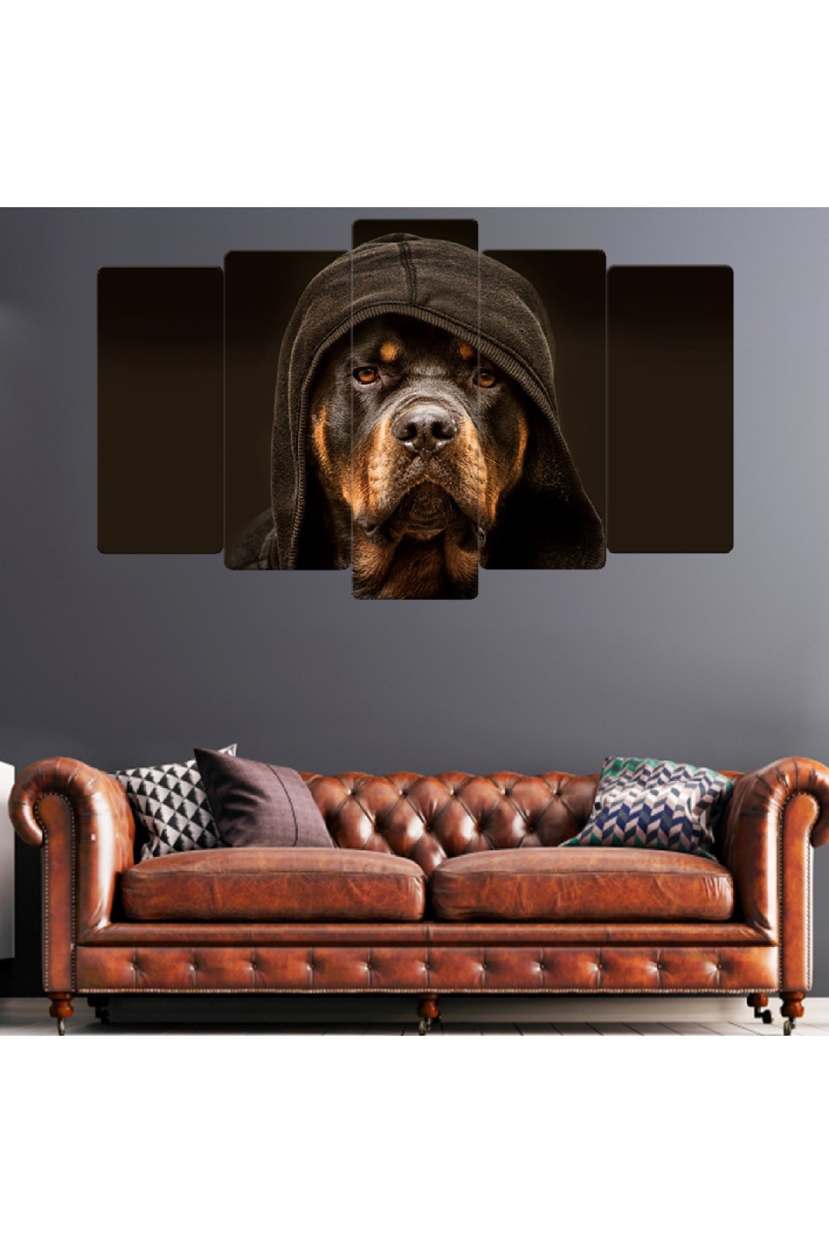 Yüksek Kalite Uv Baskı Köpek Ekstra Dayanıklı Solmaz MDF Tablo