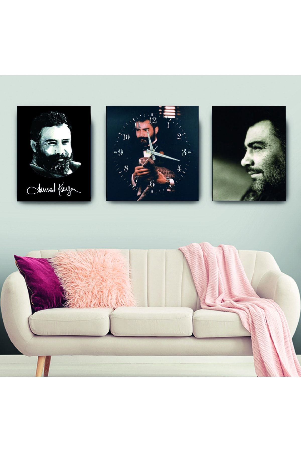 Ahmet Kaya Mdf Tablo Ve Saat Kombin