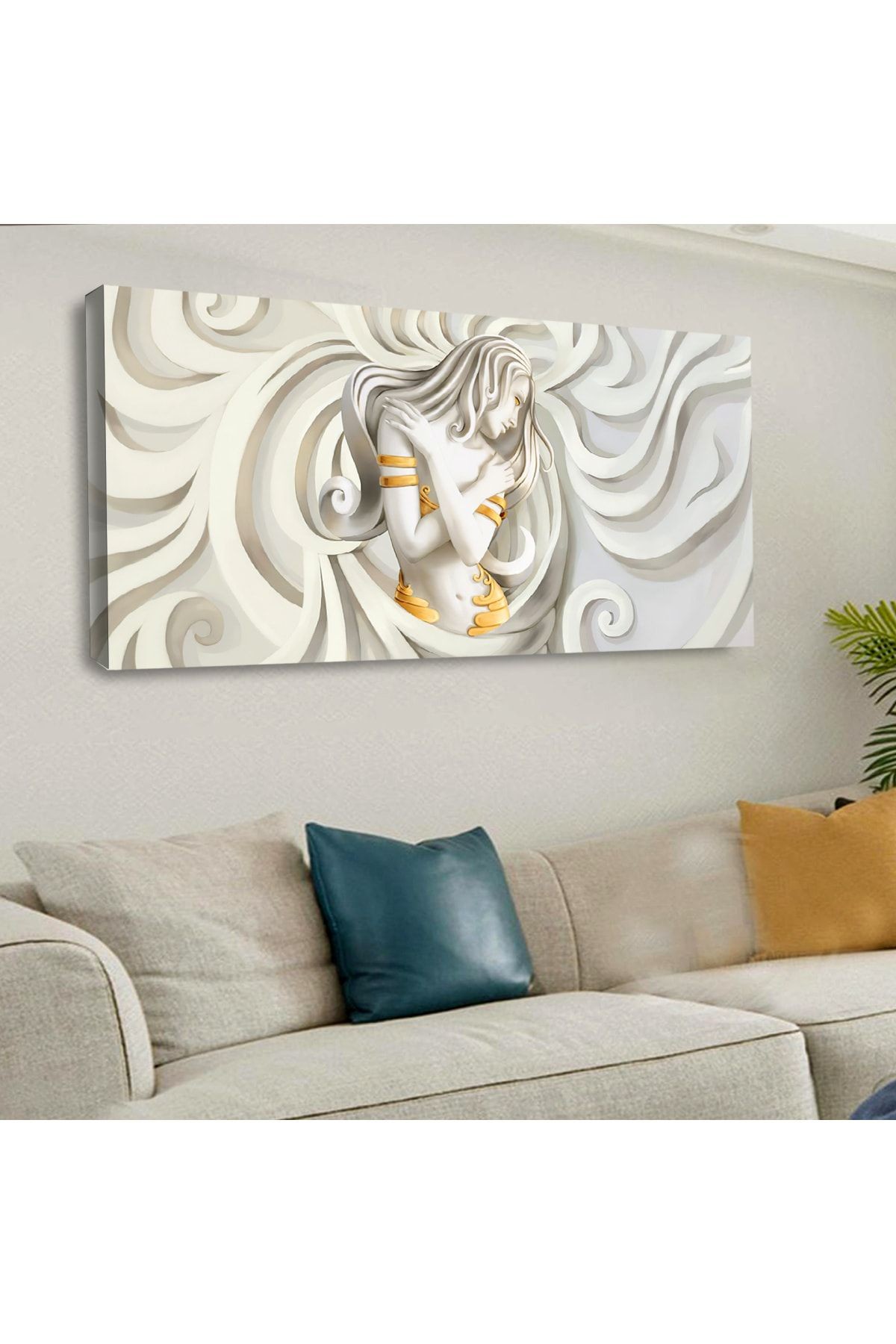 120 X 60 Cm Kanvas Sanat Tablo
