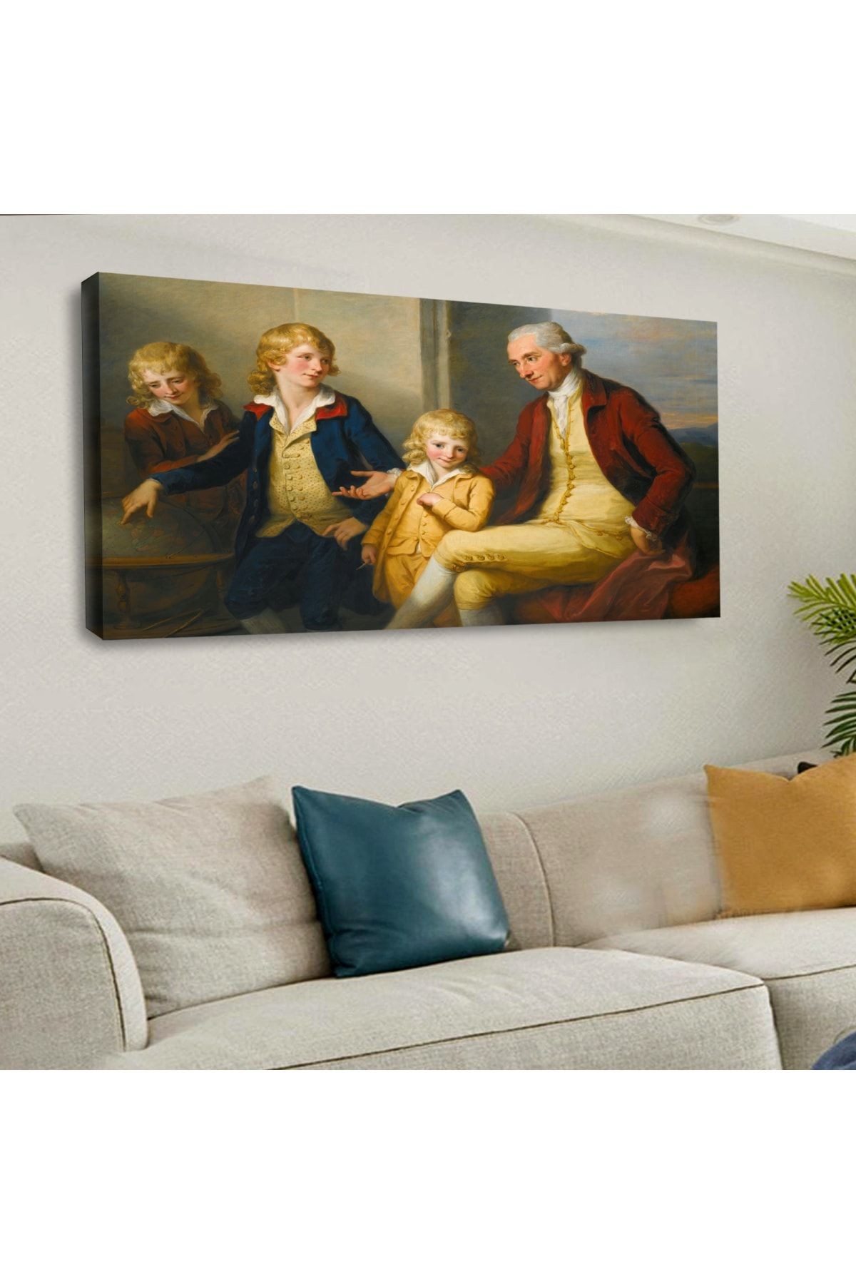 120 X 60 Cm Kanvas Ortaçağ Ingiltere Tablo