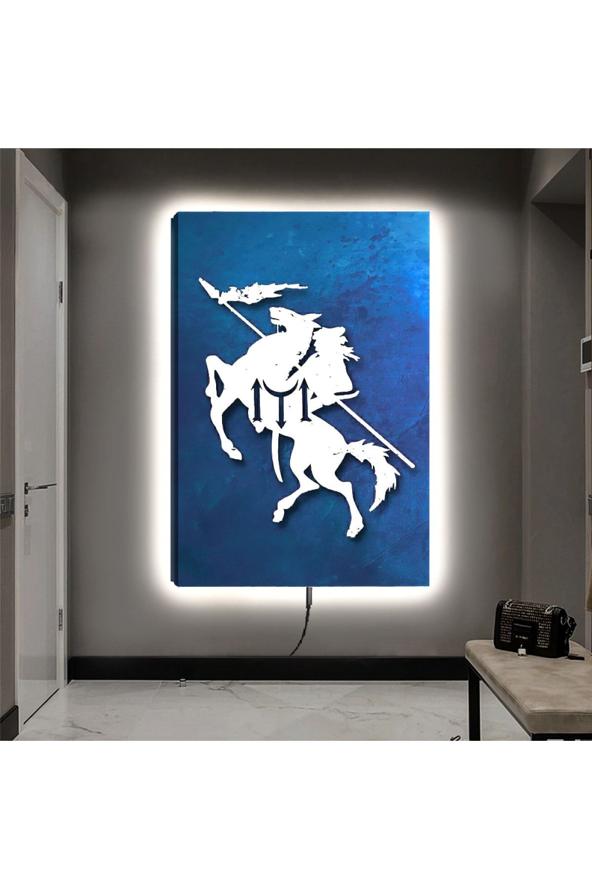 Ledli 90x60 Türk Dünyası Kanvas Tablo