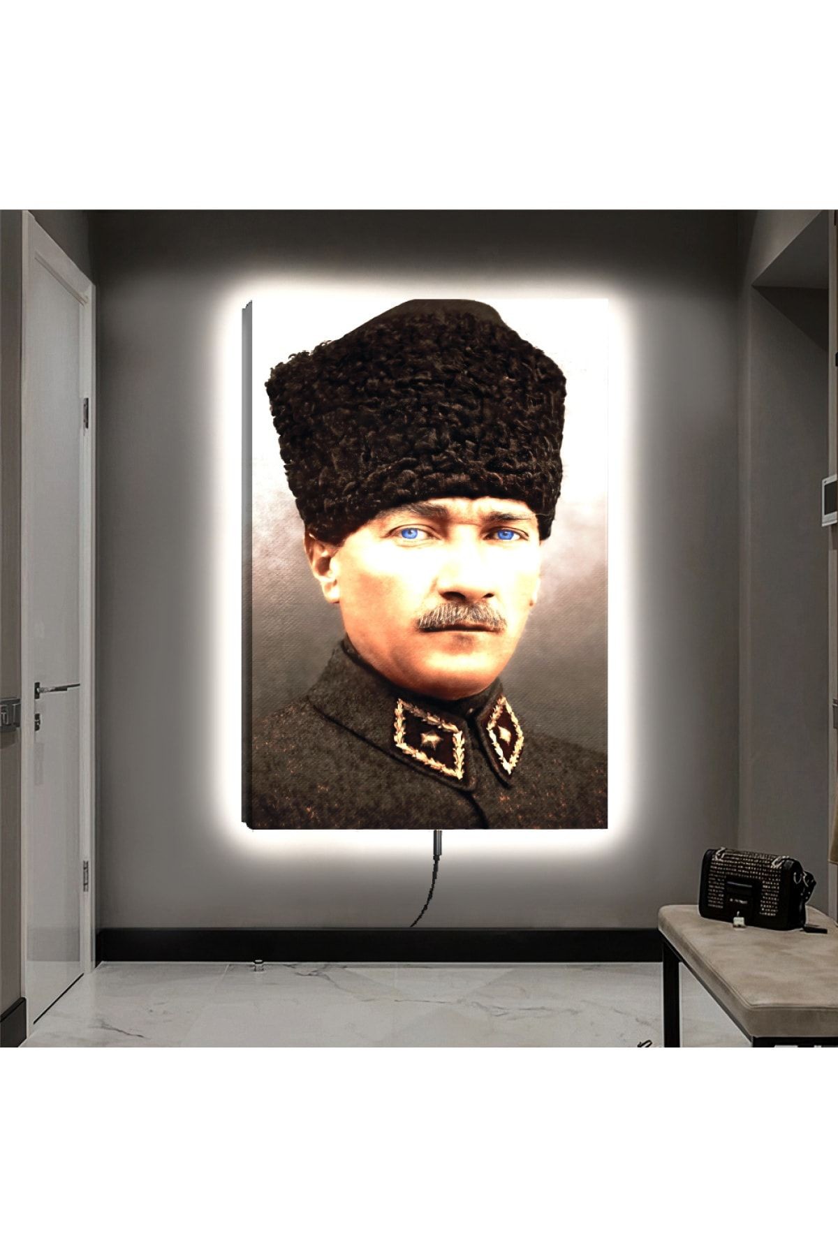 Ledli 90x60 Mustafa Kemal Atatürk