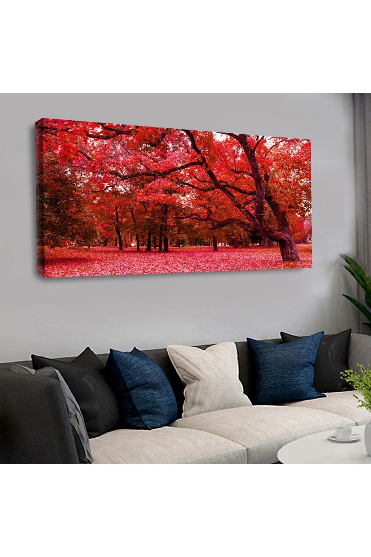120 X 60 Cm Kanvas Sonbahar Tablo