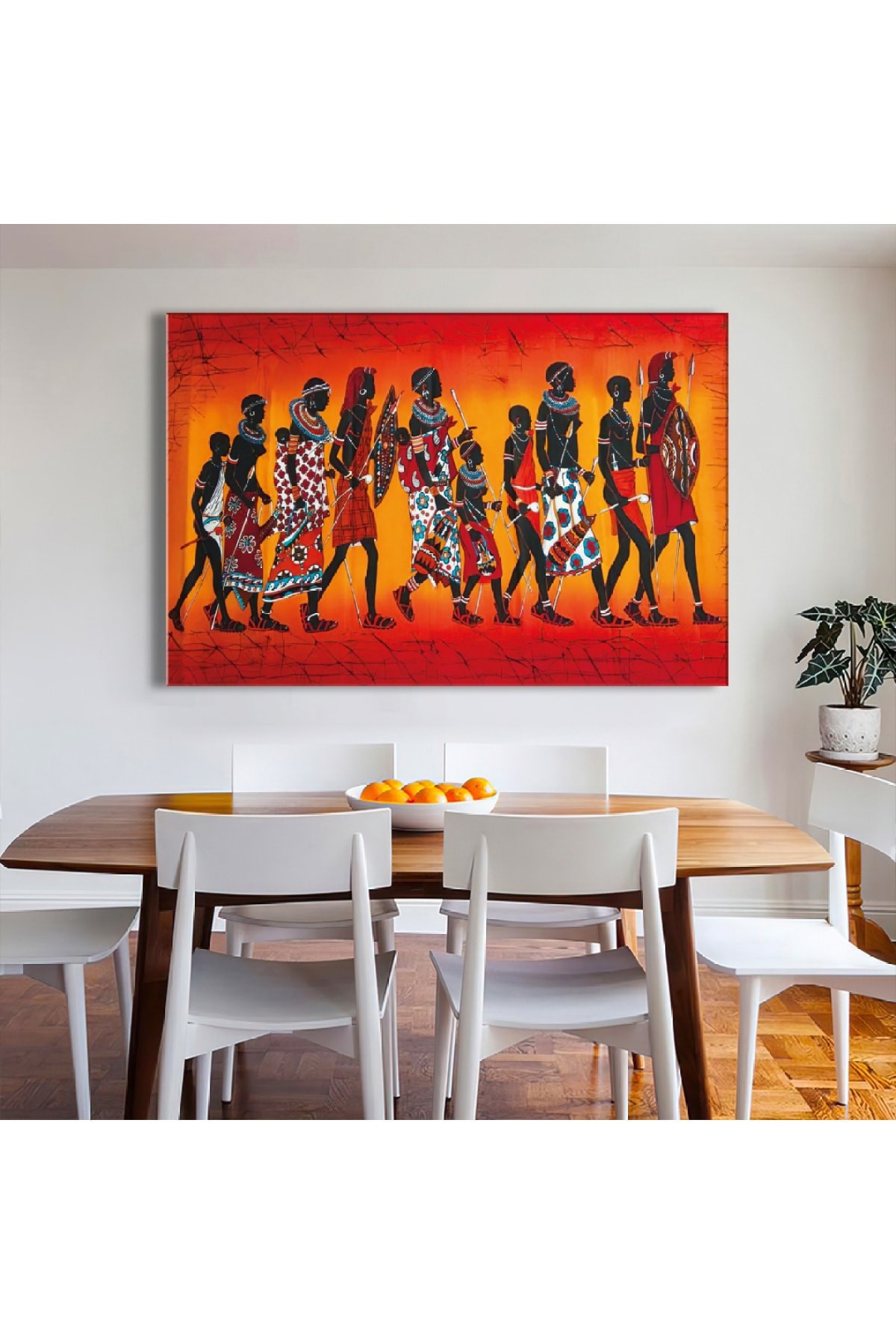 Mısır Medeniyeti Ahşap Şase Dijital Baskı Kanvas Tablo 120X80Cm
