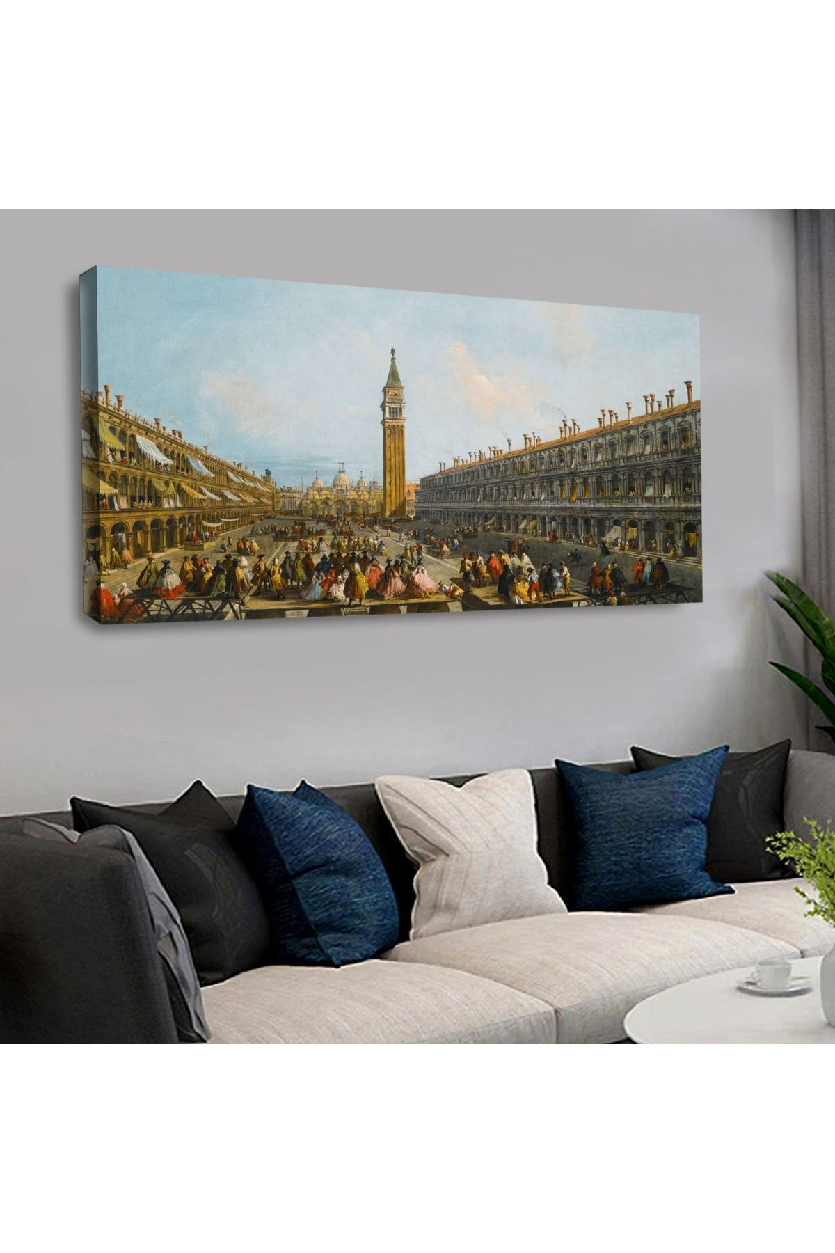 120 X 60 Cm Kanvas Orta Çağ Tablo