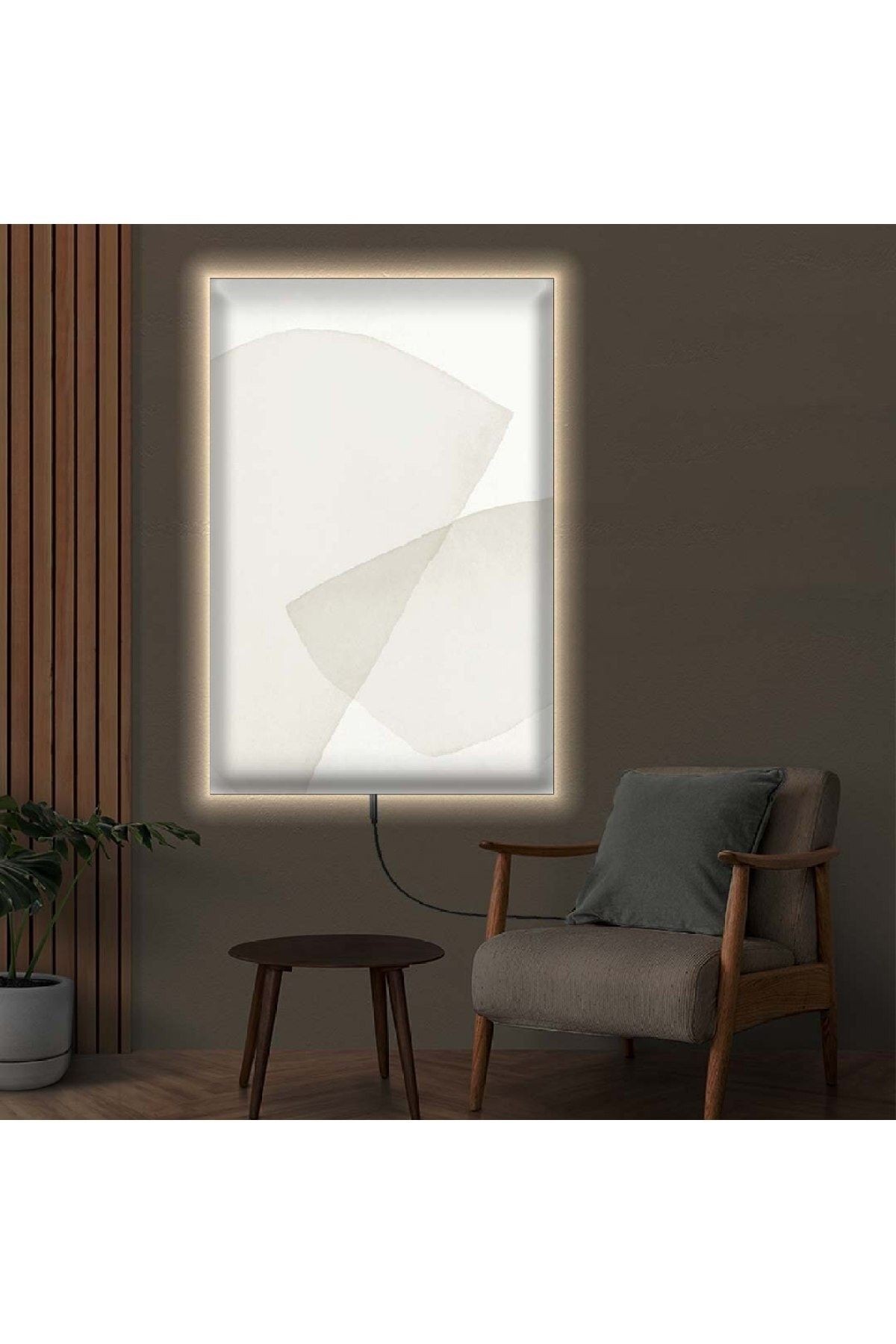 Ledli 90x60 Modern Çizim Kanvas Tablo