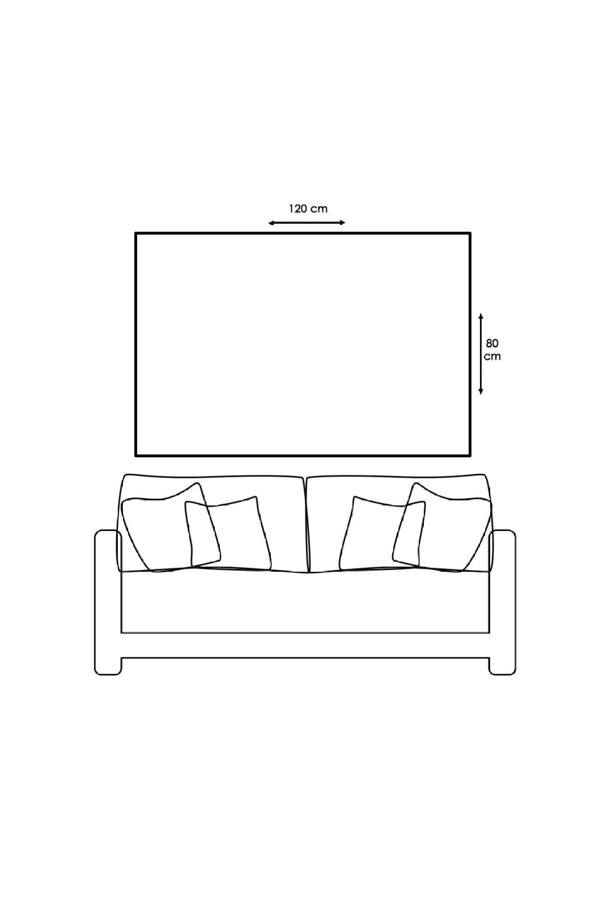 Tarz 3 Maymun Ahşap Şase Dijital Baskı Kanvas Tablo 120X80Cm