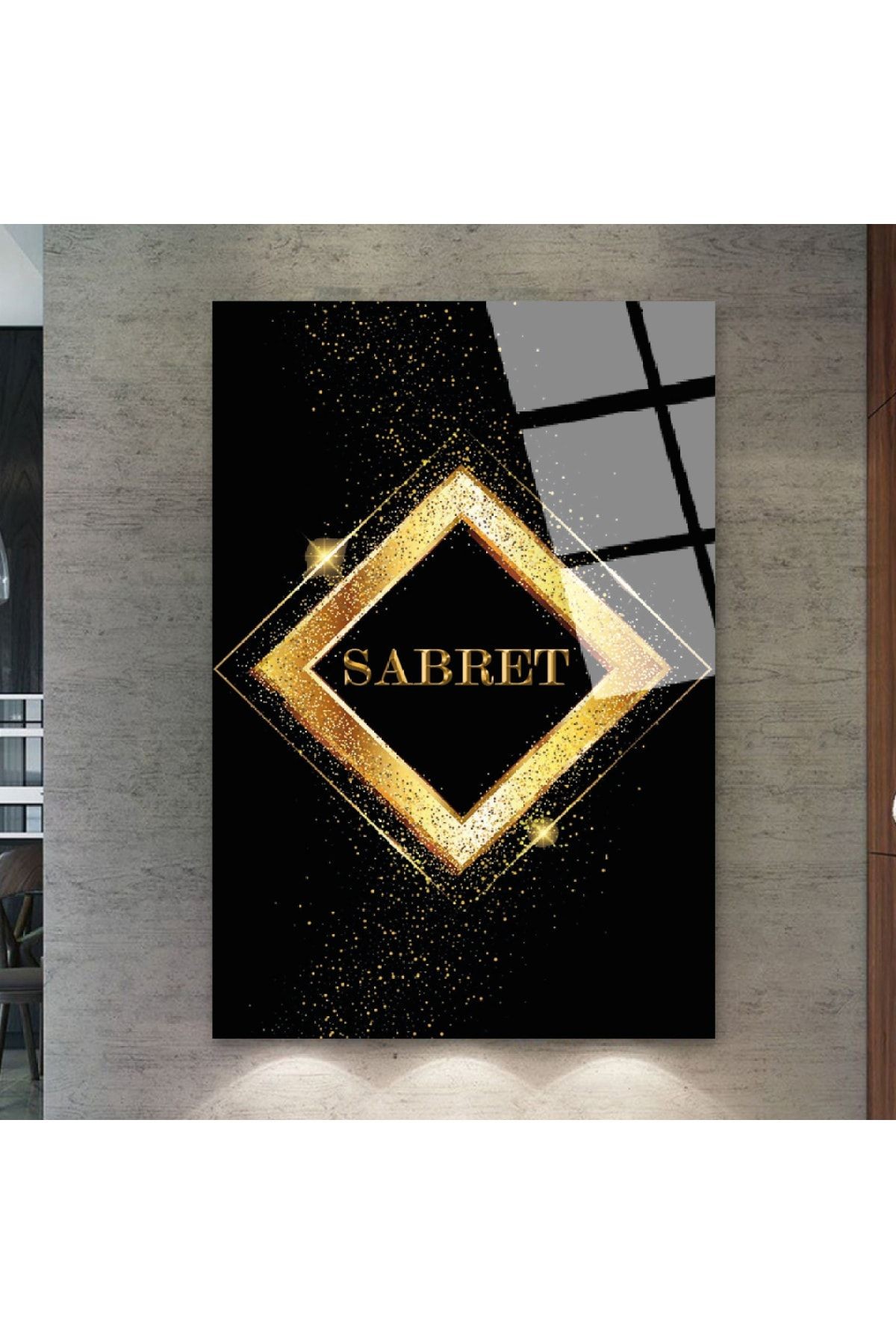 Kırılmaz Cam Sabret Tablo