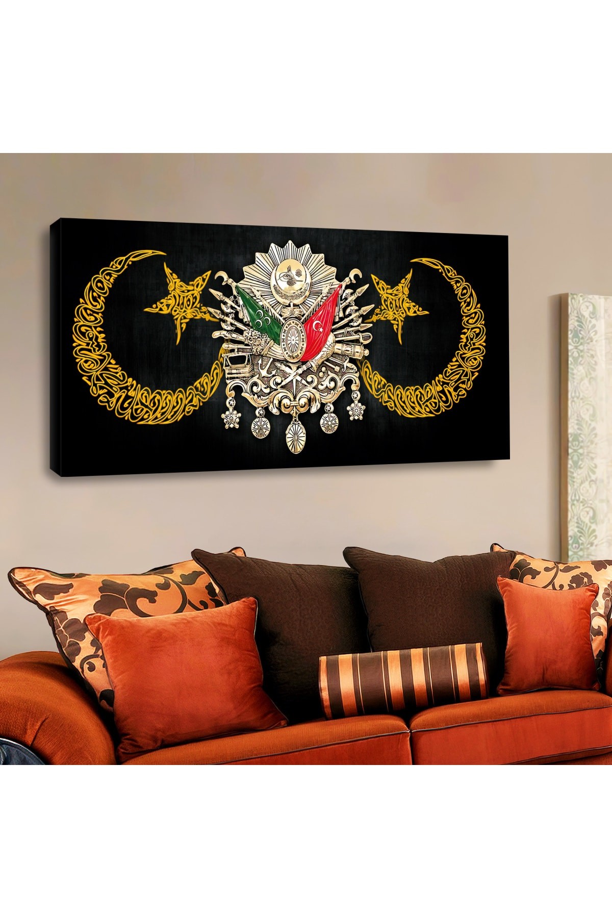 Ahşap Şase Dijital Baskı Kanvas Tablo 120X60Cm