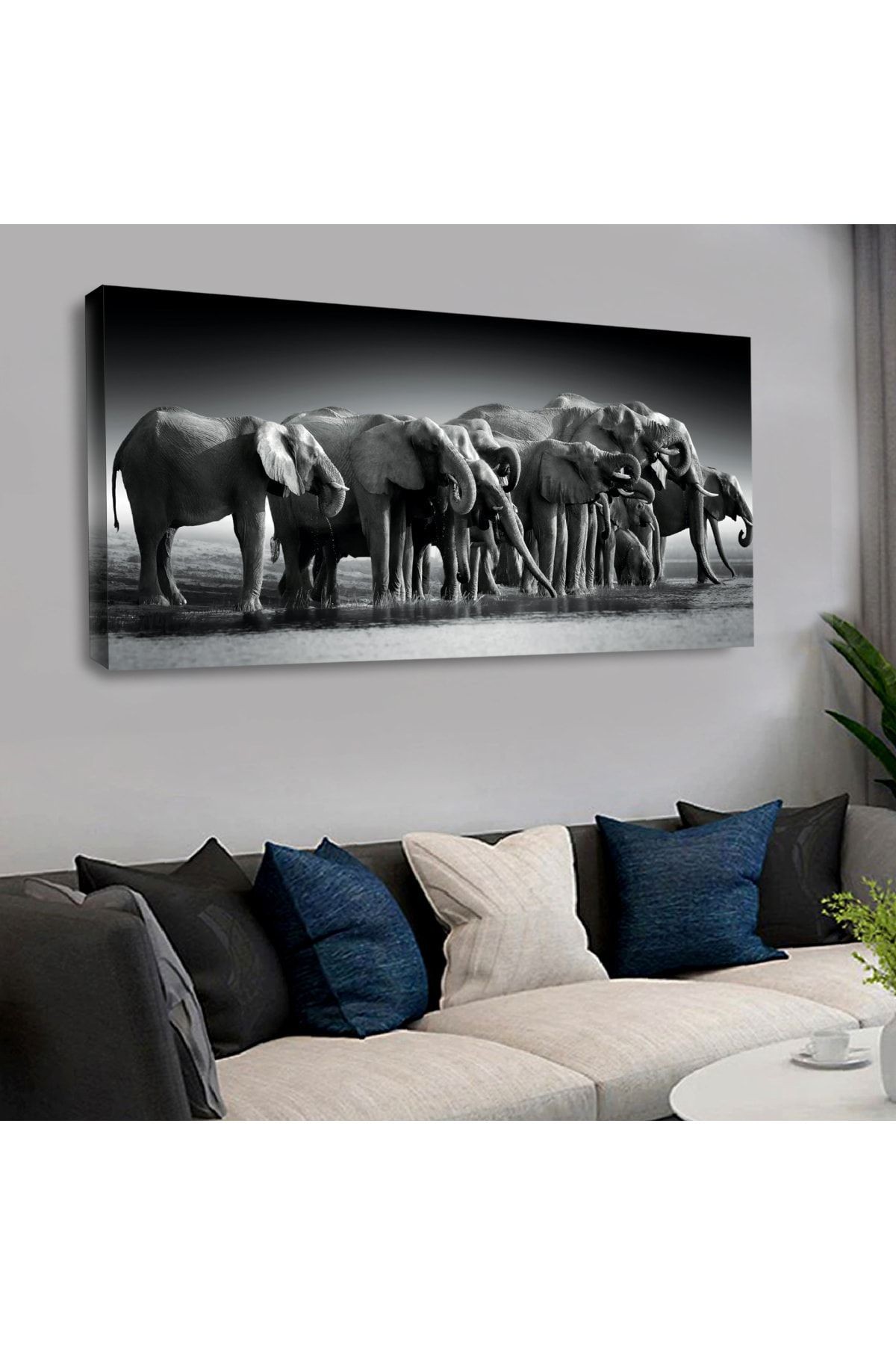120 X 60 Cm Kanvas Fil Tablo