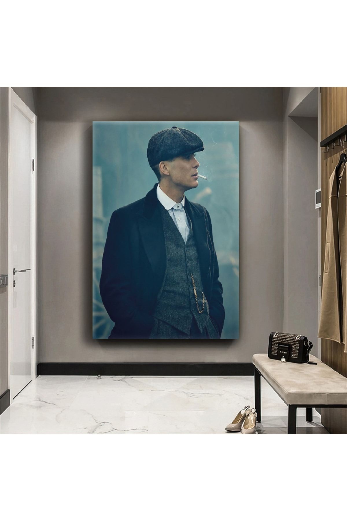 Kanvas Sigara Içen Tommy Shelby Tablo