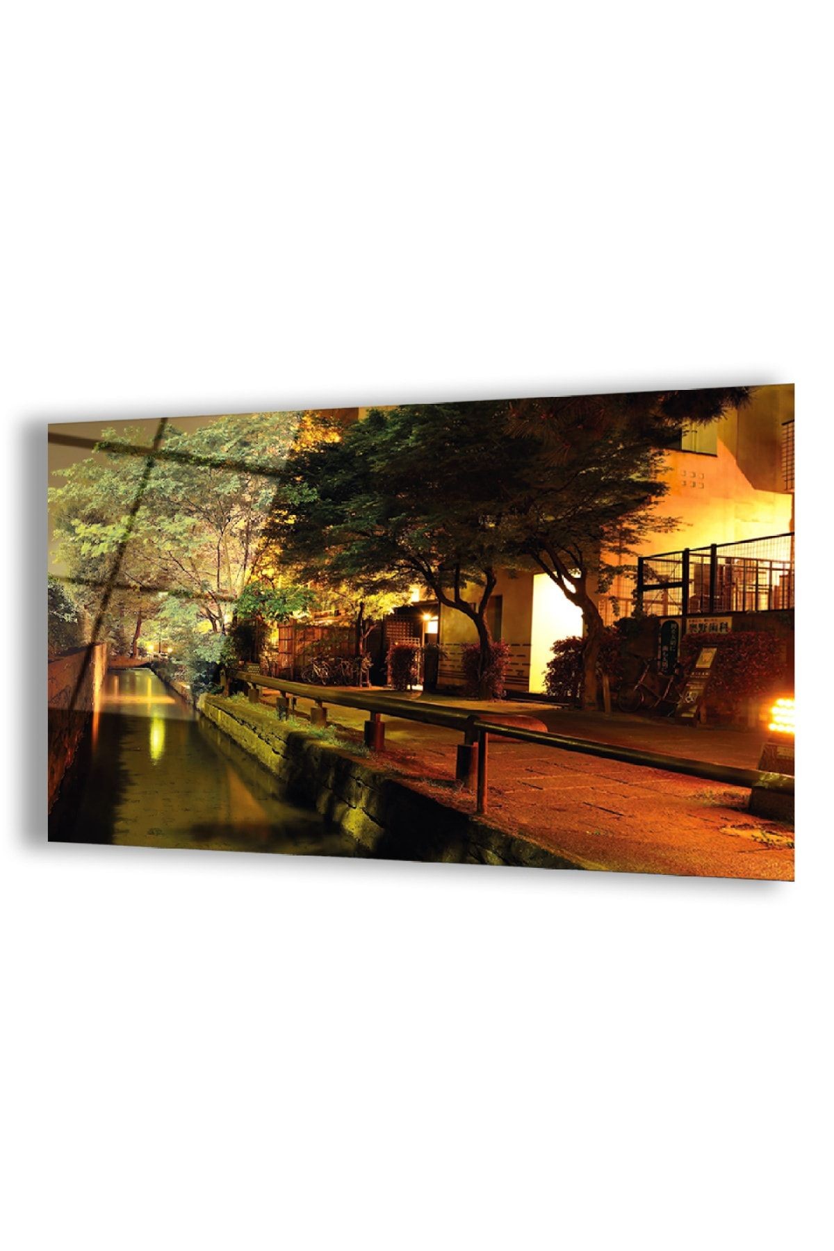 Kırılmaz Cam Şehir Manzara Tablo