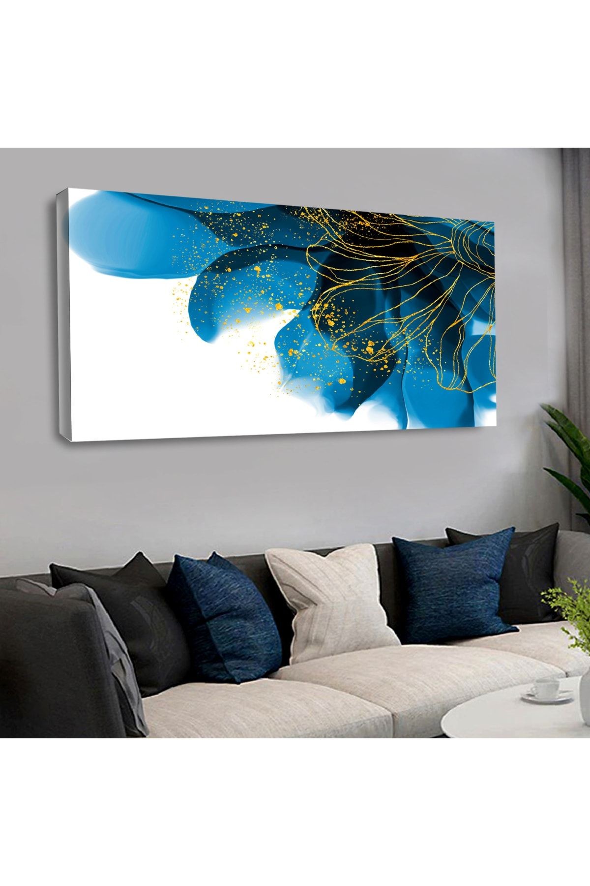 120 X 60 Cm Kanvas Renkli Tablo