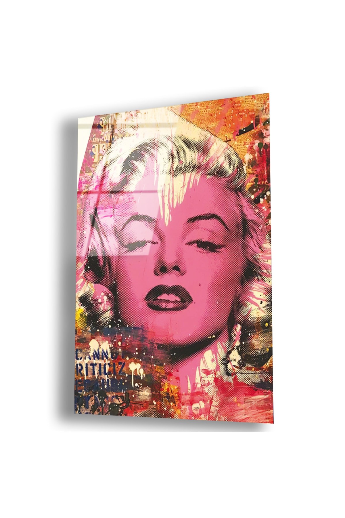 Huzur Marilyn Monroe UV Baskı Kırılmaz Cam Tablo