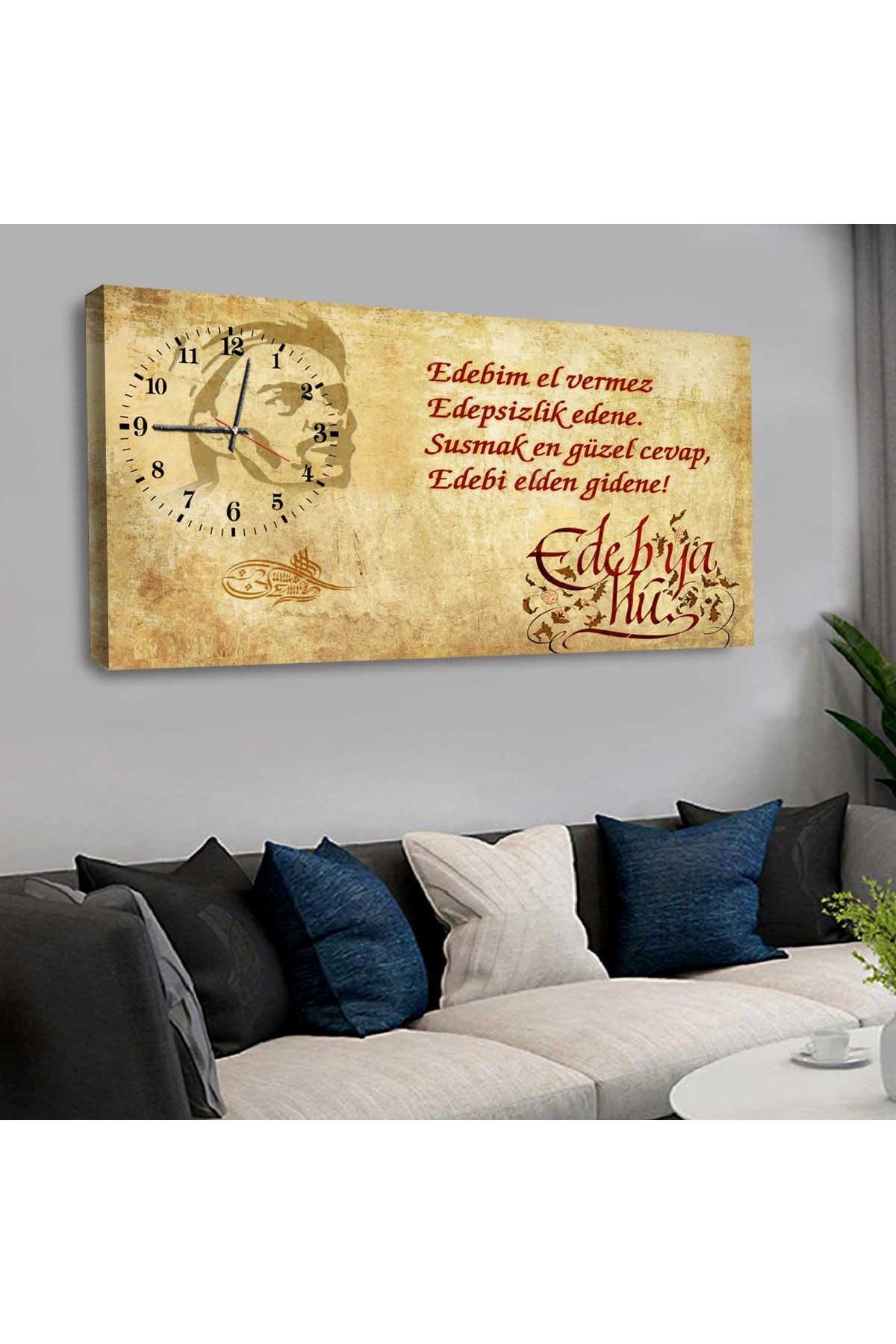 120 X 60 Cm Kanvas Yunus Emre Tablo