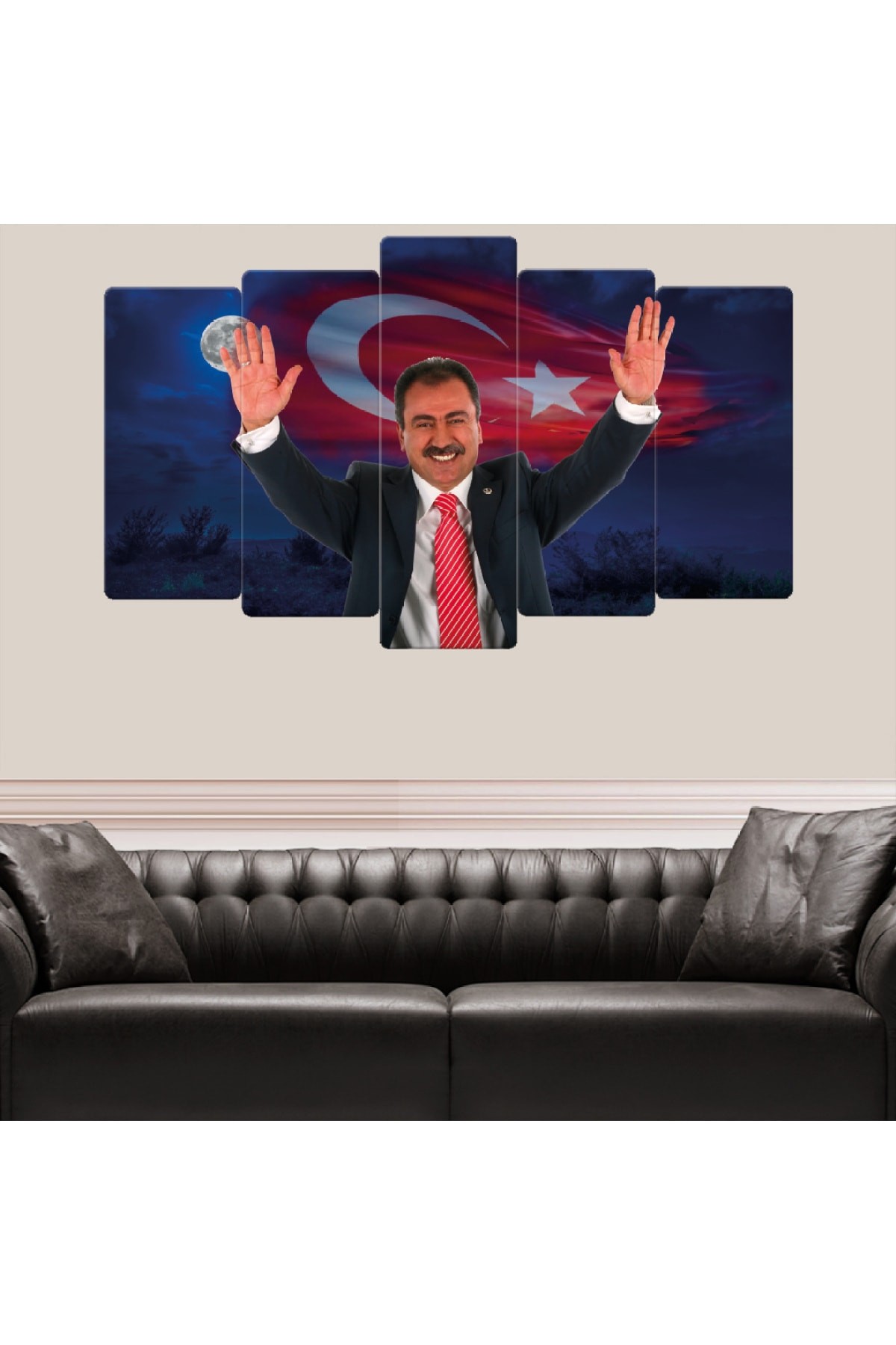 Yüksek Kalite Uv Baskı 5 Parça Muhsin Yazıcıoğlu Tabosu