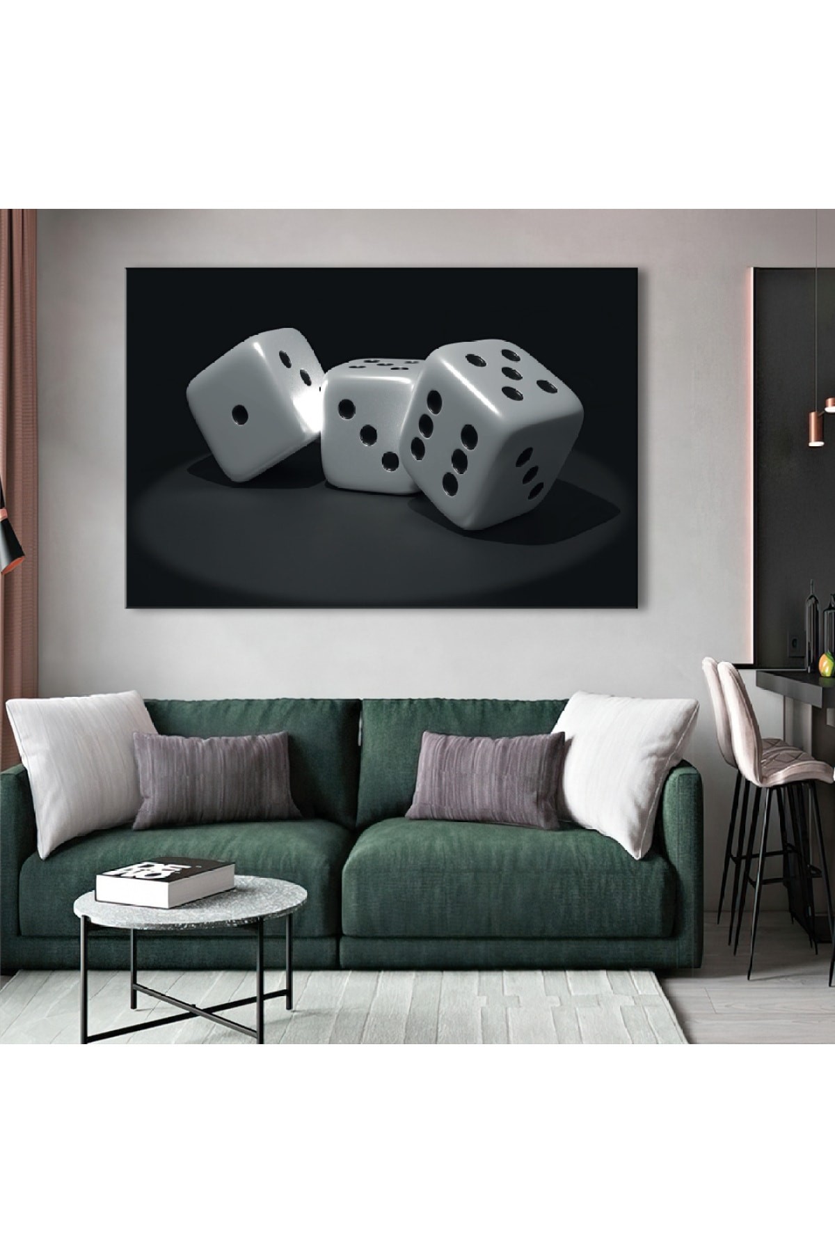 Zar Ahşap Şase Dijital Baskı Kanvas Tablo 120X80Cm
