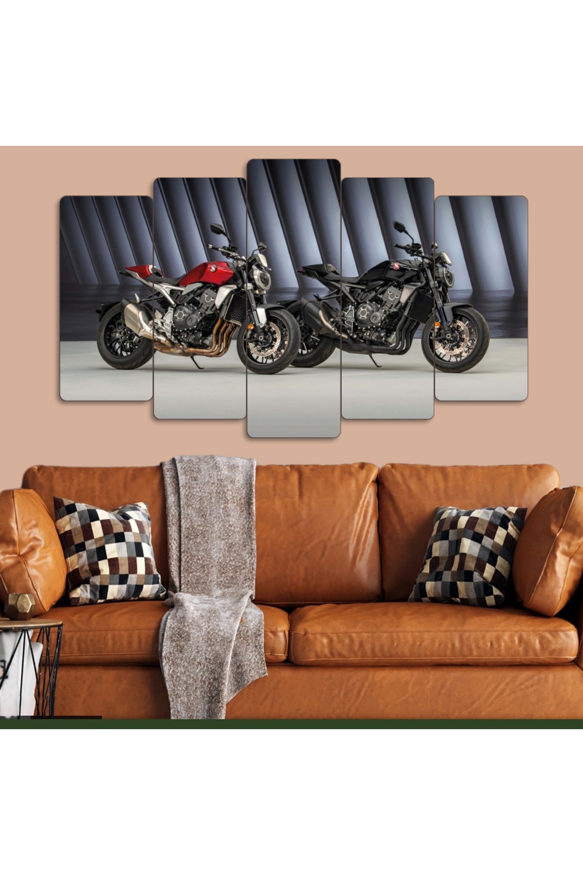 Ikili Motorsiklet Ekstra Dayanıklı Solmaz MDF Tablo