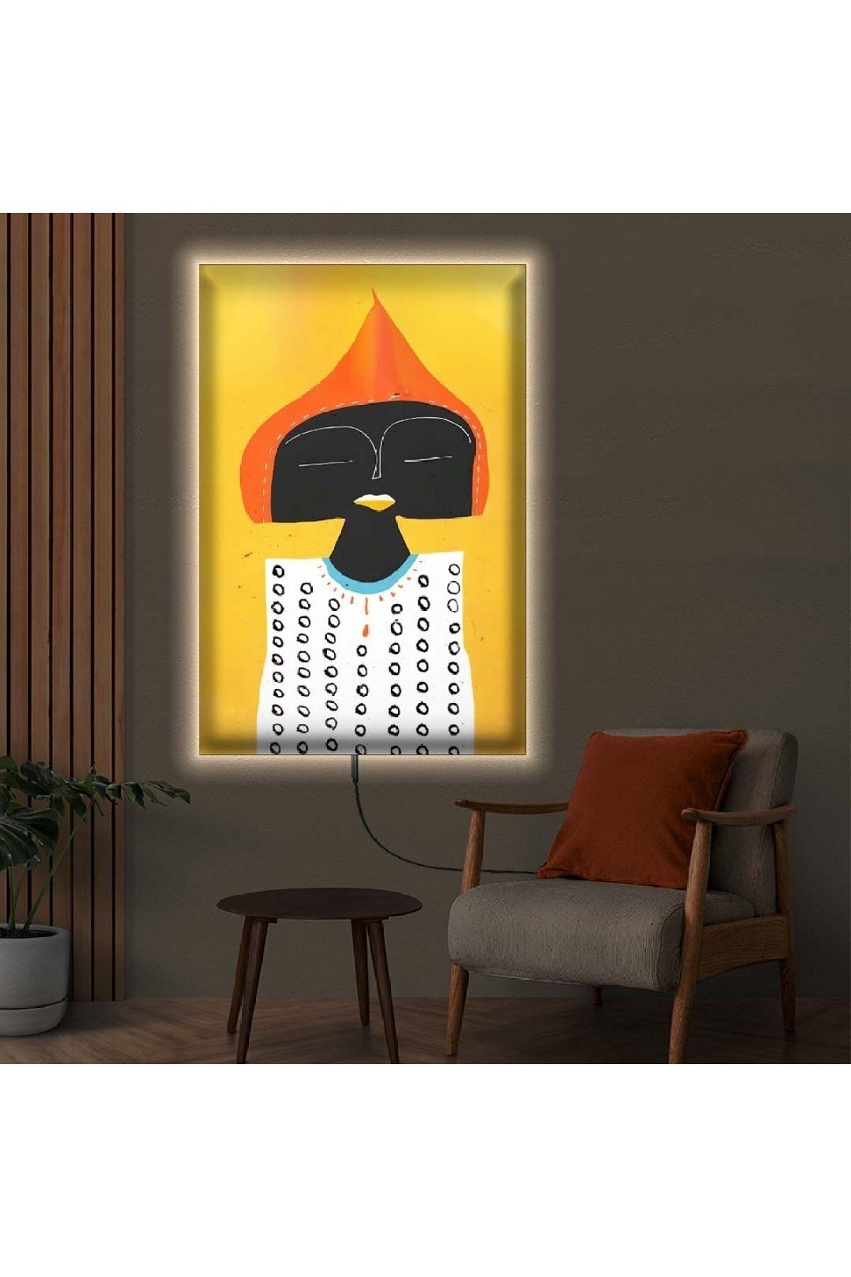 Ledli 70x100 Çizgi Film Kahramanları Kanvas Tablo